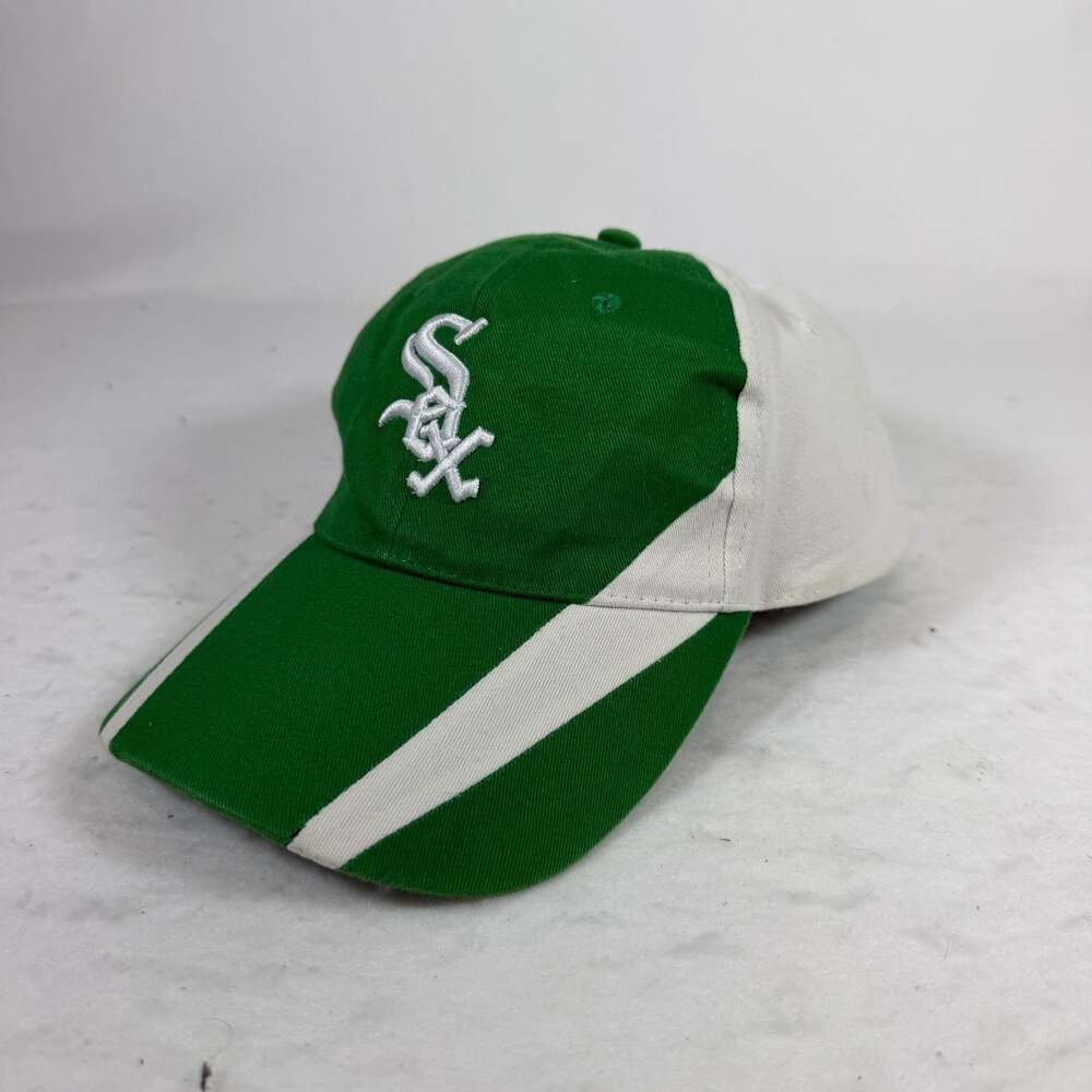Chicago White Sox Miller Lite Chi-Rish St. Patrick's Day Green White Adjustable
